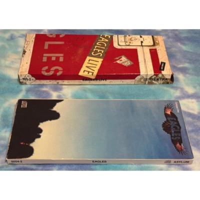 Eagles 2 Empty Longbox Lot (no CDs) - Eagles (first album) & Live
