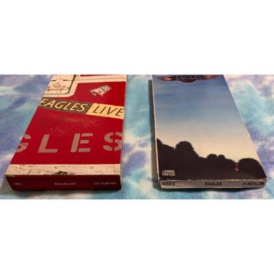Eagles 2 Empty Longbox Lot (no CDs) - Eagles (first album) & Live
