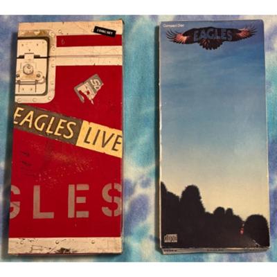 Eagles 2 Empty Longbox Lot (no CDs) - Eagles (first album) & Live