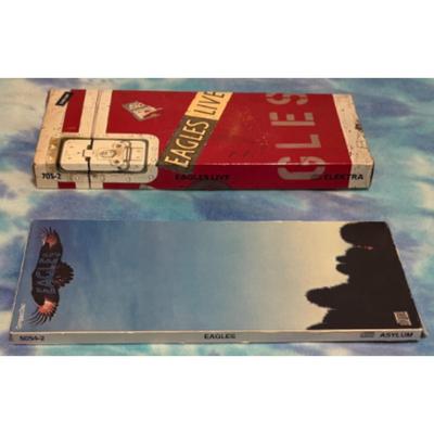 Eagles 2 Empty Longbox Lot (no CDs) - Eagles (first album) & Live