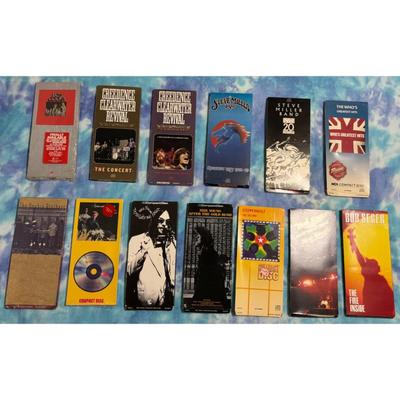 Empty Longboxes (no CDs) Alice Cooper / Bob Seger / The Who / Steve Miller / CCR