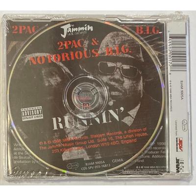 2Pac & Notorious B.I.G - Runnin' CD Single. New. Label Code: BJAM 9005