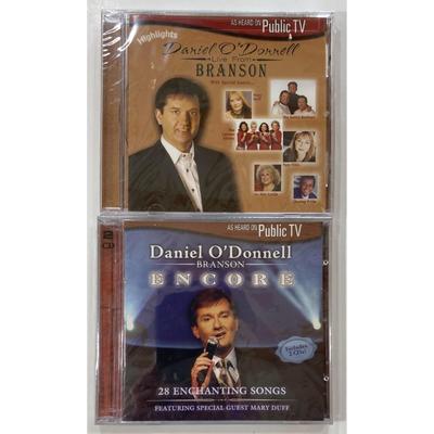 Daniel O'Donnell Live From Branson & Encore CDs - NEW / SEALED