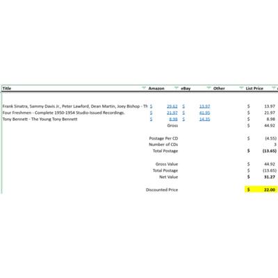 Jazz CDs: Four Freshmen, Tony Bennett, The Rat Pack, Frank Sinatra - NEW