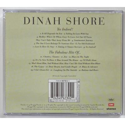 Jazz CDs: Dinah Shore Yes Indeed! / The Fabulous Hits, Lena Horne, Anna Lively