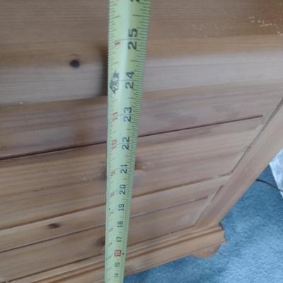 Broyhill Two Drawer Solid Wood Pine Bedside Dresser Choice A