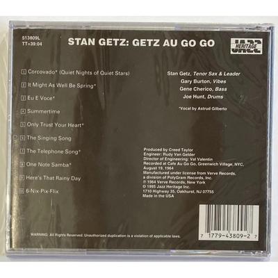 Stan Getz - Getz Au Go Go CD. New. Label Code: 717794380927