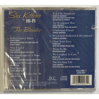 Sex Kittens In Hi-Fi: The Blondes CD. New. Cracked Case. Label Code: DZS-097