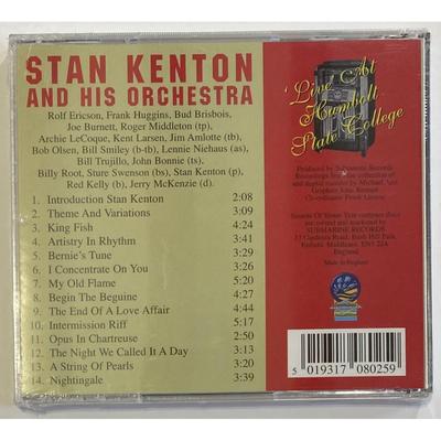 Stan Kenton: Live At Humboldt State College In Arcata, California 1959 CD. New