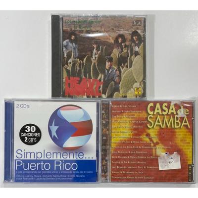 Latin CDs: Heavy Nopal, Casa de Samba, Simplemente Puerto Rico - NEW / SEALED