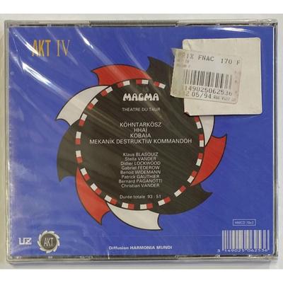 Magma - Theatre Du Taur Concert 1975 - Toulouse CD. New. Label Code: AKT IV.