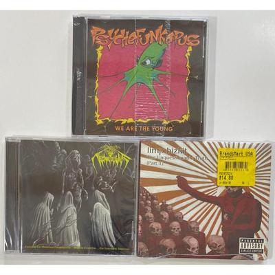 Metal CDs: Necroccultus, Psychefunkapus, Limp Bizkit - NEW / SEALED