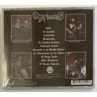 Oniricous - Ritos Diabolicos CD. New. Label Code: RR75