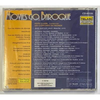 Movies Go Baroque / Keith Clark - Les Concertes du Monde CD. New. Club Edition