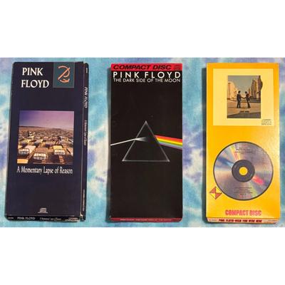 Pink Floyd 3 Empty Longbox Lot (no CDs) - Dark Side Of Moon / Wish You Were Here