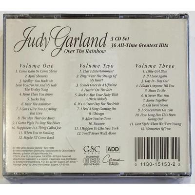 Judy Garland - Over The Rainbow - 36 All-Time Greatest Hits 3 CD Set. New