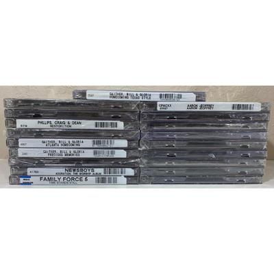 Religious CDs - $100+ DOLLAR VALUE - Gaither, Newsboys, Duhon Boys, Family Force 5