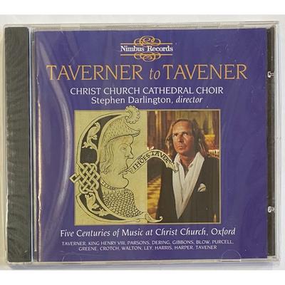 Stephen Darlington - Taverner To Tavener CD. New. Club Edition