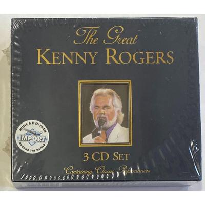 The Great Kenny Rogers 3 CD Box Set. New. Label Code: RED036.