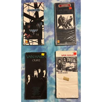Van Halen 4 Empty Longbox Lot (no CDs) - Van Halen / Diver Down / OU812 / Women