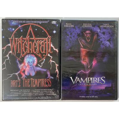 Witchcraft Part 2: The Temptress and Vampires: Out For Blood DVDs. NOS / Sealed