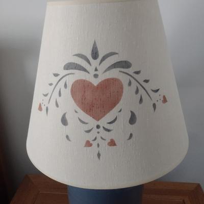 Hand Thrown Pottery Jug Table Lamp with Shade Choice A