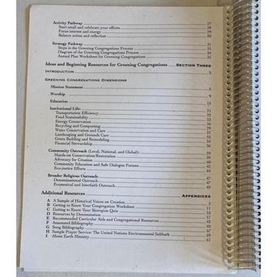 Greening Congregations Handbook By Tanya Marcovna Barnett Soft cover 2002