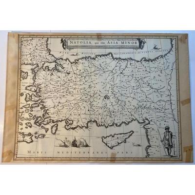Antique Natolia, quae olim Asia Minor Map. Travel / Exploration / Geography