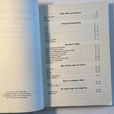 Antique Vintage German Books Kolonien, Palastina, Cologne, Rhine, Chorgesangbuch