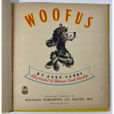 Vintage Children Books: 1932 Cats' Pajamas, Woofus, Johnny Hop's, Billy and Bear