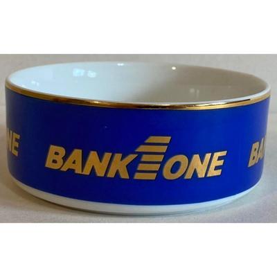 Tiffany & Co. Bank One Ceramic Ashtray Made In Japan