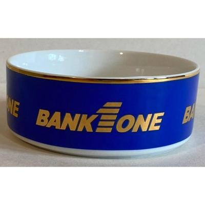 Tiffany & Co. Bank One Ceramic Ashtray Made In Japan