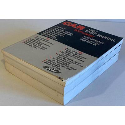 1987 Ford Car Shop Manuals: Powertrain Lubrication / Body Chassis Electrical