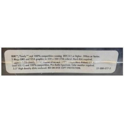 Blackthorne Blizzard Interplay First ed. Big Box pc Video Game. Factory Sealed