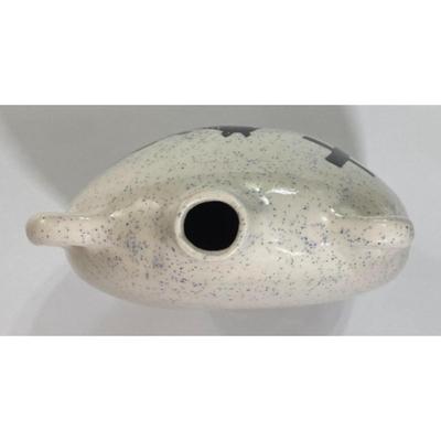 Cowboy Kneeling at Cross Western Horse Praying Religious Faith Pottery Vase