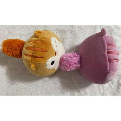 Quigley The Harvest Fluffy Tail & Allina Lavender Squishmallow Squirrels Plush