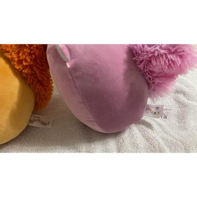 Quigley The Harvest Fluffy Tail & Allina Lavender Squishmallow Squirrels Plush