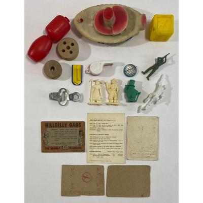 1960s Toys & Baseball Cards Yogi Berra Cracker Jack Beatles W.C. Fields Eraser