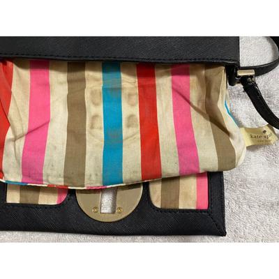 Kate Spade Sally Newbury Lane Black Crossbody Turnlock Purse