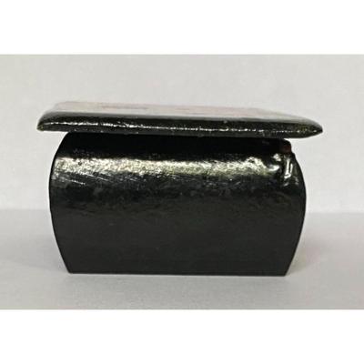 Hand Painted Russian Palekh Jewelry Trinket Black Lacquer Wooden Box Firebird