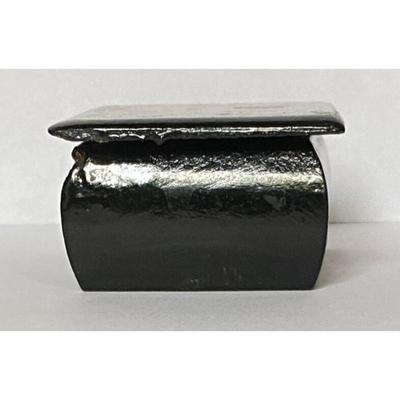 Hand Painted Russian Palekh Jewelry Trinket Black Lacquer Wooden Box Firebird