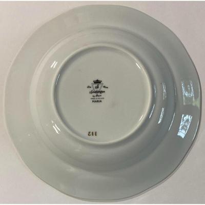 4 Southington By Baum Fine China Maria 8.25" Bowls Made In Poland Pattern 112