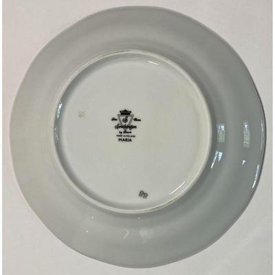 4 Southington Baum Fine China Maria 7.5" Plates (B) Made In Poland Pattern 112