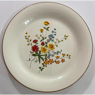 2 Meadow Bouquet Grace Stoneware 10.5" Diameter Dinner Plates Japan SY-7479