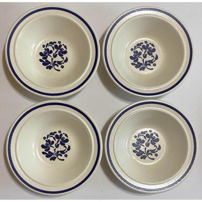 4 Royal China Co. Ligonier Royalstone 7.25” Diameter Stoneware Bowls Ohio
