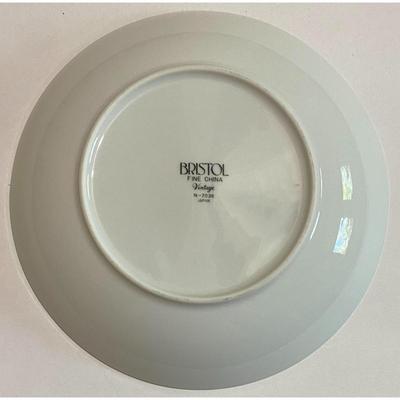 4 Bristol Vintage Fine China 7 5/8” Diameter Bowls N-7036 Made In Japan - B
