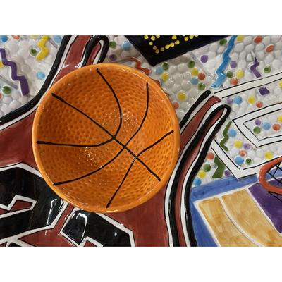 #23 MIchael Jordan Chicago Bulls NBA Basketball Ceramic Rectangle Chip Dip Tray