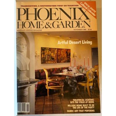 Vintage Phoenix Home & Garden Magazine Collection - 36 Magazines In Three Books