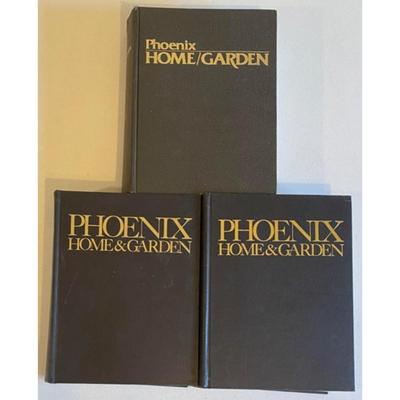 Vintage Phoenix Home & Garden Magazine Collection - 36 Magazines In Three Books