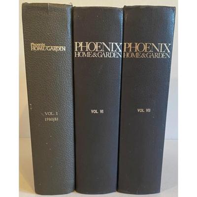 Vintage Phoenix Home & Garden Magazine Collection - 36 Magazines In Three Books